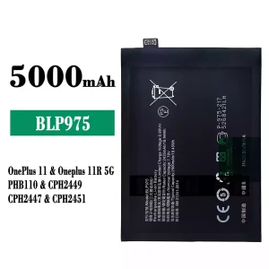 Mobiltelefon akku/akkumulátor BLP975 alkalmas OnePlus 11 / Oneplus 11R 5G