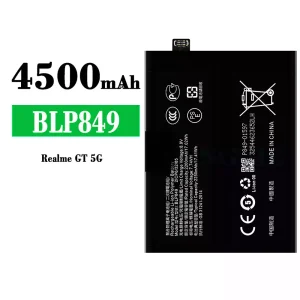 Mobiltelefon akku/akkumulátor BLP849 alkalmas OPPO Realme GT 5G