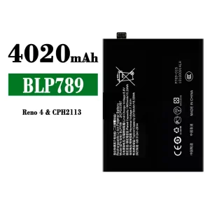 Mobiltelefon akku/akkumulátor BLP789 alkalmas OPPO Reno 4 5G