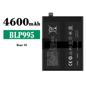 Mobiltelefon akku/akkumulátor BLP995 alkalmas OPPO Reno 10