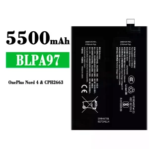 Mobiltelefon akku/akkumulátor BLPA97 alkalmas OPPO OnePlus Nord 4
