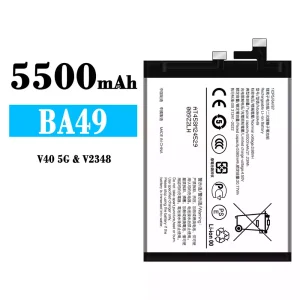 Mobiltelefon akku/akkumulátor BA49 alkalmas VIVO V40 5G