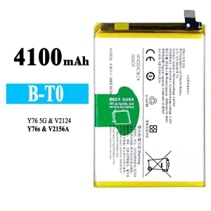 Mobiltelefon akku/akkumulátor B-T0 alkalmas VIVO Y76 5G/Y76S