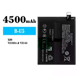 Mobiltelefon akku/akkumulátor B-U5 alkalmas VIVO X80