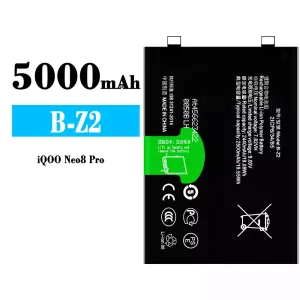 Mobiltelefon akku/akkumulátor B-Z2 alkalmas VIVO iQOO Neo8 Pro