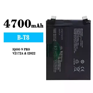 Mobiltelefon akku/akkumulátor B-T8 alkalmas VIVO IQOO 9 Pro