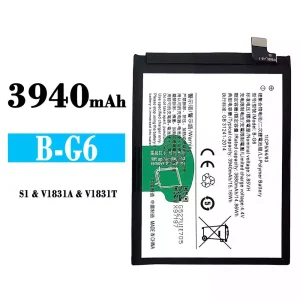 Mobiltelefon akku/akkumulátor B-G6 alkalmas VIVO S1