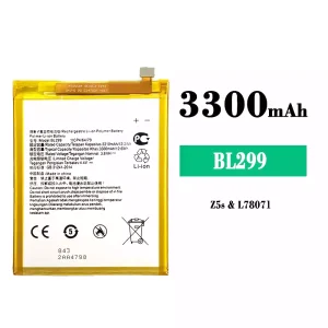 Mobiltelefon akku/akkumulátor BL299 alkalmas Lenovo Z5s