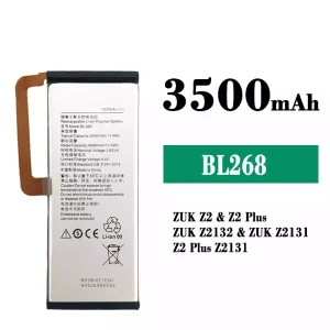 Mobiltelefon akku/akkumulátor BL268 alkalmas Lenovo ZUK Z2 / Z2 Plus