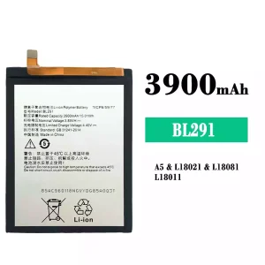 Mobiltelefon akku/akkumulátor BL291 alkalmas Lenovo A5