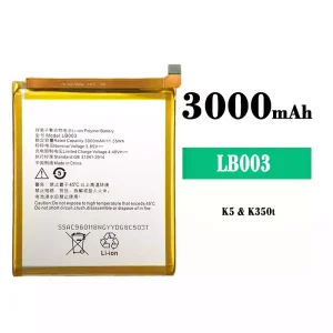 Mobiltelefon akku/akkumulátor LB003 alkalmas Lenovo K5/K350T