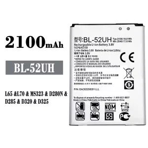 Mobiltelefon akku/akkumulátor BL-52UH alkalmas LG L65/L70