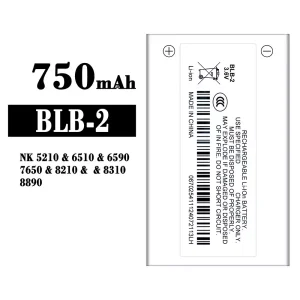 Mobiltelefon akku/akkumulátor BLB-2 alkalmas Nokia NK 5210/6510/6590/7650/8210/8310/8890