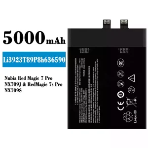 Mobiltelefon akku/akkumulátor Li3923T89P8h636590 alkalmas Nubia Red Magic 7 Pro/ RedMagic 7S Pro