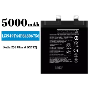 Mobiltelefon akku/akkumulátor Li3949T44P8h806756 alkalmas Nubia Z50 Ultra