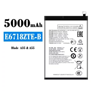 Mobiltelefon akku/akkumulátor E6718ZTE-B alkalmas ZTE BLADE A35/A55