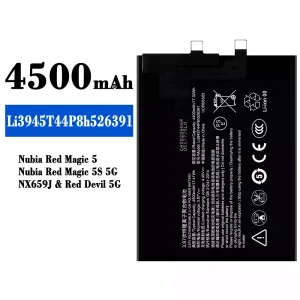 Mobiltelefon akku/akkumulátor Li3945T44P8h526391 alkalmas Nubia Red Magic 5/Nubia Red Magic 5S 5G
