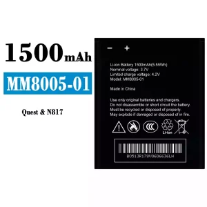 Mobiltelefon akku/akkumulátor MM8005-01 alkalmas ZTE Quest/N817