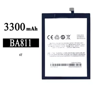 Mobiltelefon akku/akkumulátor BA811 alkalmas Meizu 6T