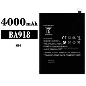Mobiltelefon akku/akkumulátor BA918 alkalmas Meizu M10