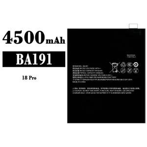 Mobiltelefon akku/akkumulátor BA191 alkalmas Meizu 18 Pro