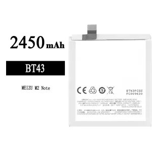 Mobiltelefon akku/akkumulátor BT43 alkalmas Meizu M2 Note