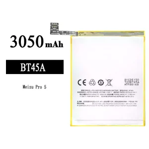 Mobiltelefon akku/akkumulátor BT45A alkalmas Meizu Pro 5