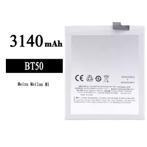 Mobiltelefon akku/akkumulátor BT50 alkalmas Meizu Meilan M1