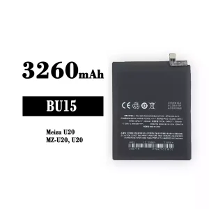 Mobiltelefon akku/akkumulátor BU15 alkalmas Meizu U20