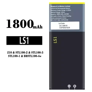 Mobiltelefon akku/akkumulátor BAT-47277-003 alkalmas BlackBerry Z10/LS1