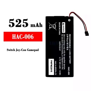 Mobiltelefon akku/akkumulátor HAC-006 alkalmas Nintendo Switch Joy-Con Gamepad