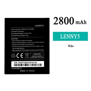 Mobiltelefon akku/akkumulátor LENNY5 alkalmas WIKO