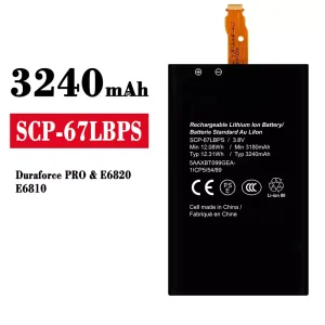 Mobiltelefon akku/akkumulátor SCP-67LBPS alkalmas Kyocera Dura PRO/E6820/E6810