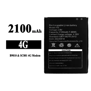 Mobiltelefon akku/akkumulátor 4G alkalmas Tenda B9010/SC801 4G Modem