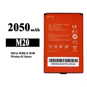 Mobiltelefon akku/akkumulátor M20 alkalmas Benteng M20H/M100