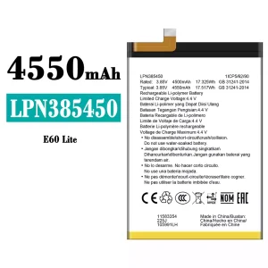 Mobiltelefon akku/akkumulátor LPN385450 alkalmas Hisense E60 Lite