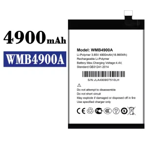 Mobiltelefon akku/akkumulátor WMB4900A alkalmas WALTON