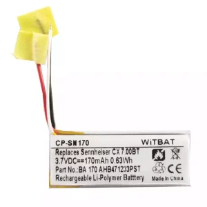 Fejhallgató akku/akkumulátor az BA 170, AHB471233PST fejhallgató töltőtok