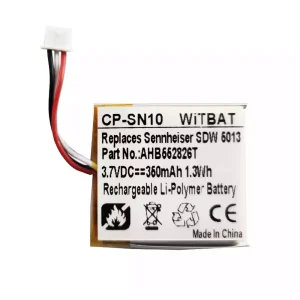 Fejhallgató akku/akkumulátor az AEE582525,AHB552826TPC,AHB552826TPC-2