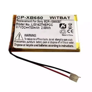 Fejhallgató akku/akkumulátor az Sony MDR-XB650BT,DR-BTN200,MDR-XB950BT,MDR-XB950B1,WH-XB700,MDR-ZX330BT,MDR-ZX550BN,MDR-RF985R