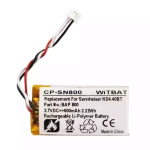 Fejhallgató akku/akkumulátor az Sennheiser BAP 800,AHB571935PCT-03