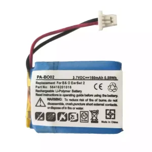 Fejhallgató akku/akkumulátor az Bang & Olufsen EarSet 2,56416201016